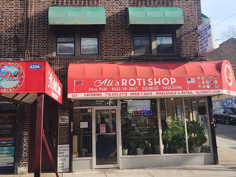 Ali's Roti Shop exterior